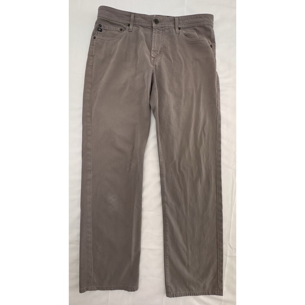 AG Adriano Goldschmied The Graduate Jeans Mens 33x32 (fits 34x29) Gray Casual